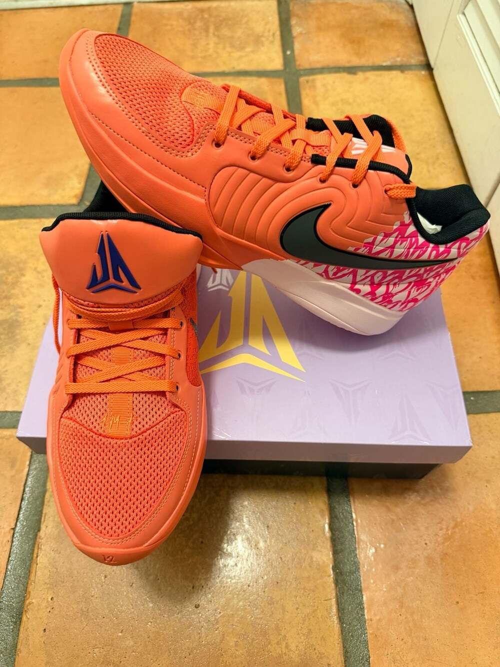 Nike Ja 2 Heart Eyes “Valentine” Basketball Shoes Size 12